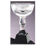 Crystal Trophy Cups on Black Base