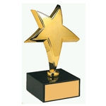 Gold Plated Star Award Trophies