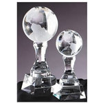 Crystal World Globe Trophies