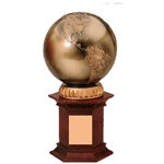 World Globe Trophy Set