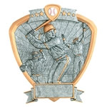 Male Baseball Sports Shield Trophies