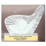 Golf Club Sculpted Glass Awards