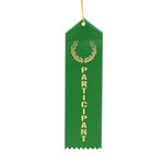 2x8" Green Participant Ribbons