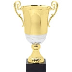Gold with Silver Accent Italian Cup Trophies