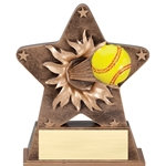 Softball Starburst Trophies