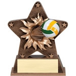 Volleyball Starburst Trophies