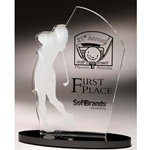 Golf Female Acrylic Awards