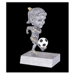 Female Soccer Rock n' Bop Bobblehead Trophies