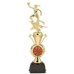 Basketball Female Radiance Assembled Trophies