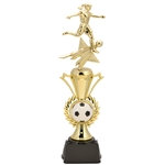 Soccer Female Radiance Assembled Trophies