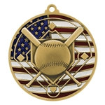 Baseball Patriotic Medals