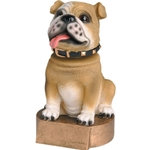 Brown Bulldog Bobblehead Trophies
