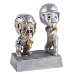 Baseball/Softball Double Bobblehead Trophy