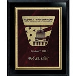 Red Marble Noble Plaque