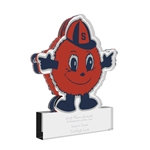 Personalized Acrylic Teacher of the Year Award - Custom Cut With School Mascot