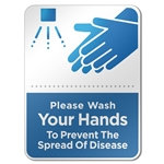 Hand Washing Reminder Acrylic Sign