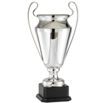 Silver Trophy Cup Imported from Italy on Black Wood Base