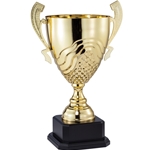 Gold Trophy Cup Imported from Italy on Ebony Wood Base