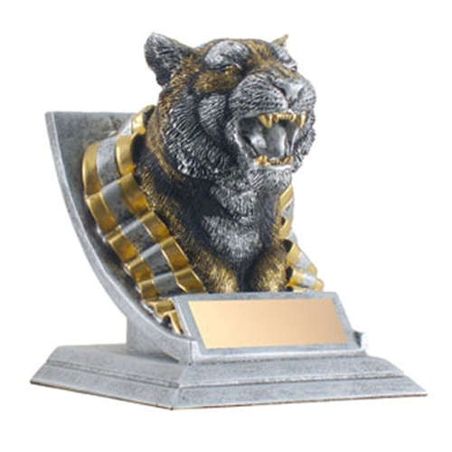 SCHOOL MASCOT FREE ENGRAVING 4" PANTHER HEAD TROPHY 