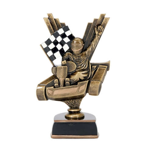 go kart trophy parts lot of 23 mylar inserts 2' diameter checkered flag winner 
