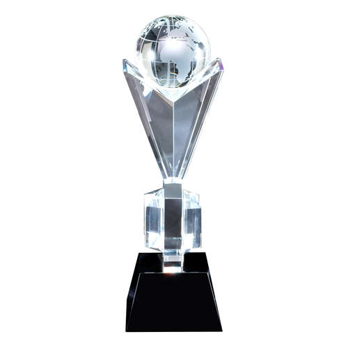 Crystal Trophy on Black Base – Prime Time Awards, Inc.