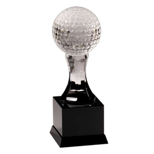 Crown Awards Personalized Golfball Trophy 7.25 Gold Cup Golfball Trophies with Free Custom Engraving Prime