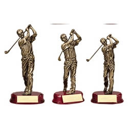 Male Golf Swing Trophies