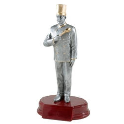 Male Chef Cooking Trophy