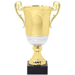 Gold with Silver Accent Italian Cup Trophies