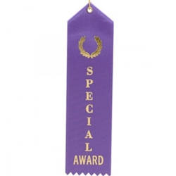 2x8" Purple Special Award Ribbons
