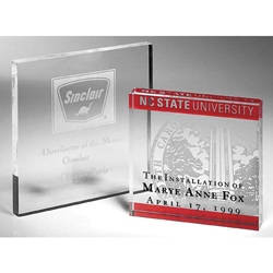 Square Paperweight Acrylic Awards