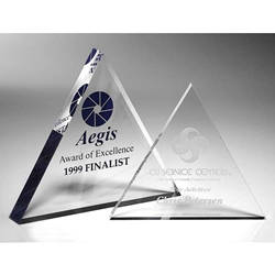 Triangle Paperweight Acrylic Awards