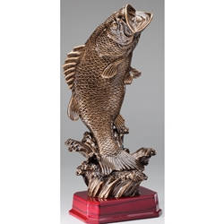Standing Bass Fish Trophy