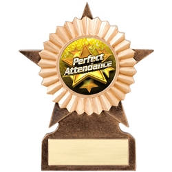 Perfect Attendance Insert Trophies