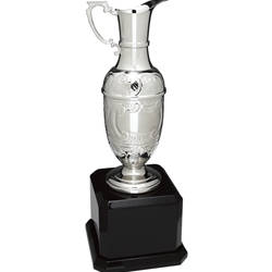 Silver Swatkins Hand Chased Claret Jug with Piano Finish Base