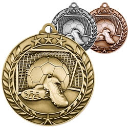 Soccer Wreath Medals