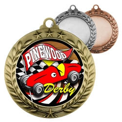 Pinewood Derby Insert Medals