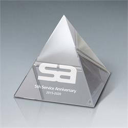 Optic Crystal Pyramid Award