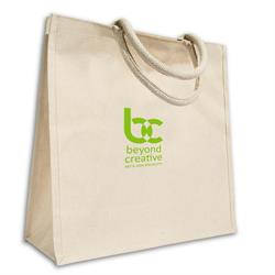 Heather Laminated Canvas Tote