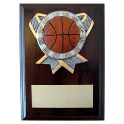 Basketball Ribbon Holder Plaques