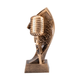 Microphone Theme Resin Trophies