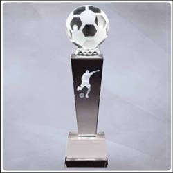 Soccer Male Sport Crystal Trophies