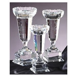 Flute Shaped Crystal Bowl Trophies