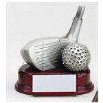 Silver Golf Driver Trophies