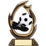 Soccer Flame Trophies