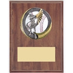 Male Baseball Motion Extreme Plaques
