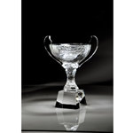Crystal Trophy Cup with Handles