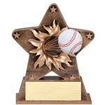 Baseball Starburst Trophies