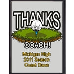 Thanks Coach Golf Plaques