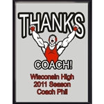 Thanks Coach Wrestling Plaques